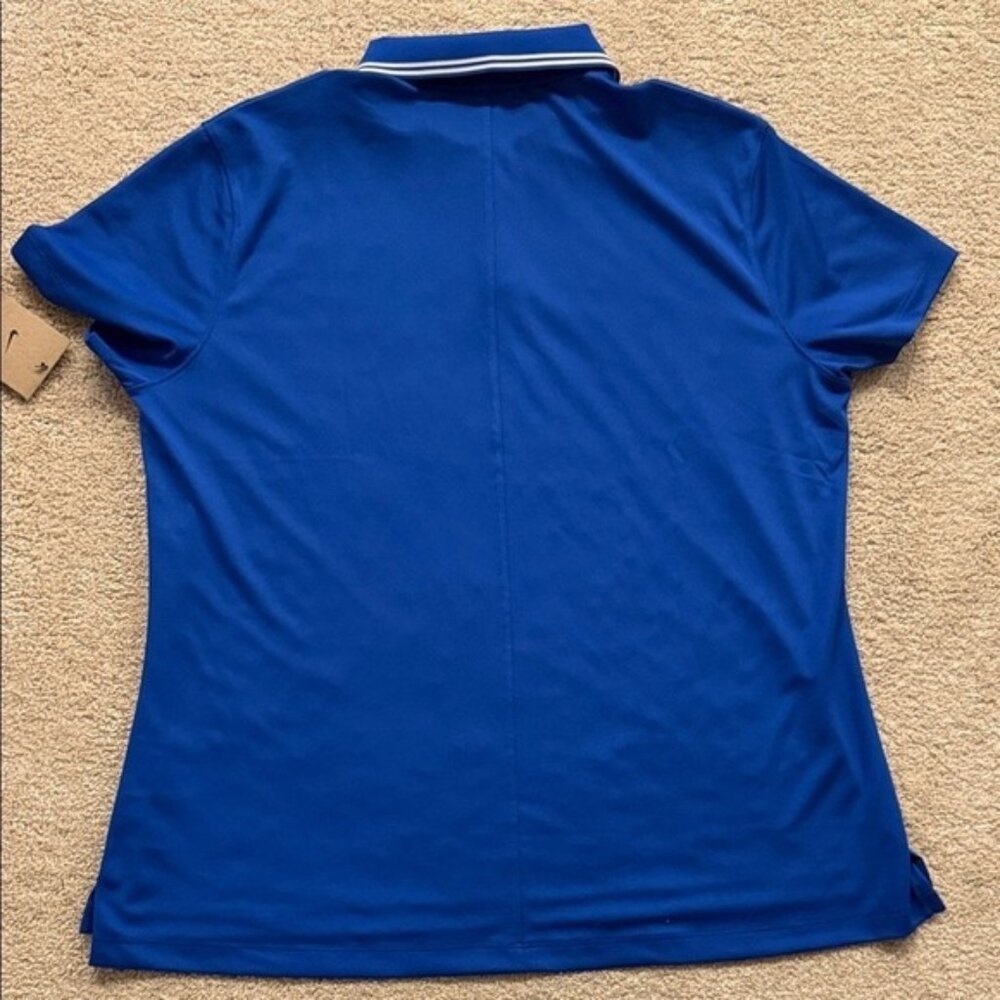 NWT Nike Women's Royal Blue Golf Polo - Athletic Wear - Golf Pro - Size XL - Picture 4 of 5